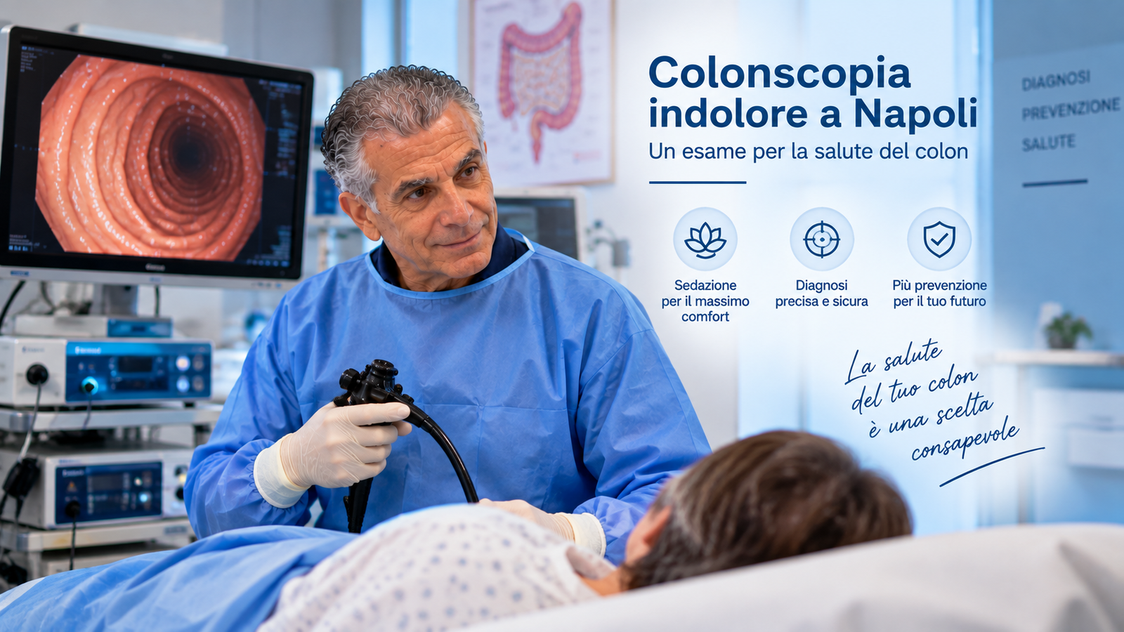 Colonscopia indolore,Colonscopia indolore a Napoli