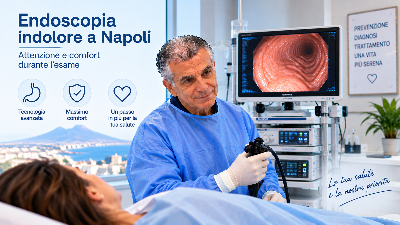 Endoscopia indolore a Napoli,Endoscopia indolore,Endoscopia